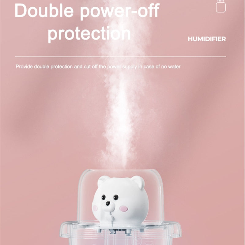 Air Humidifier Cute Pet Ultrasonic Cool Mist Aromatherapy - peterkaczconnect