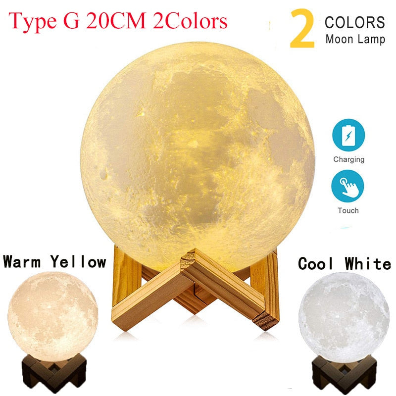 Levitating Moon Lamp Night Light Floating  LED Lamp - peterkaczconnect