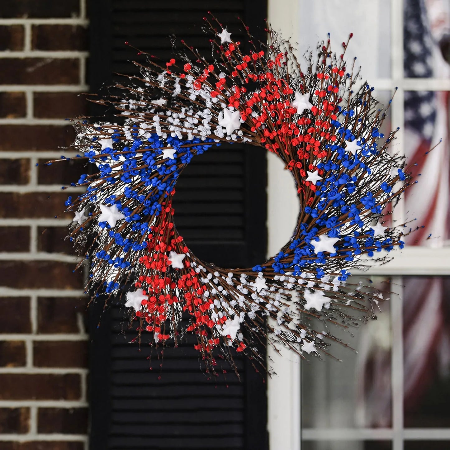 Independent Sun Flower Ring American 30” Wreath