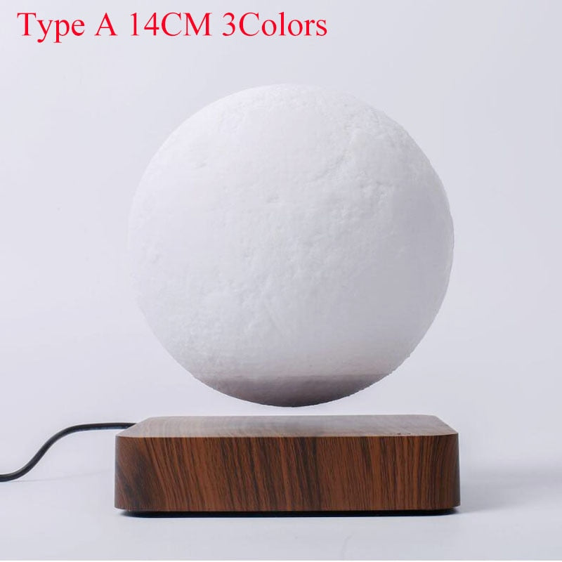 Levitating Moon Lamp Night Light Floating  LED Lamp - peterkaczconnect