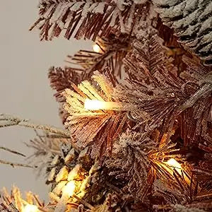 Pre-lit Artificial Christmas Trees 4-Piece Set