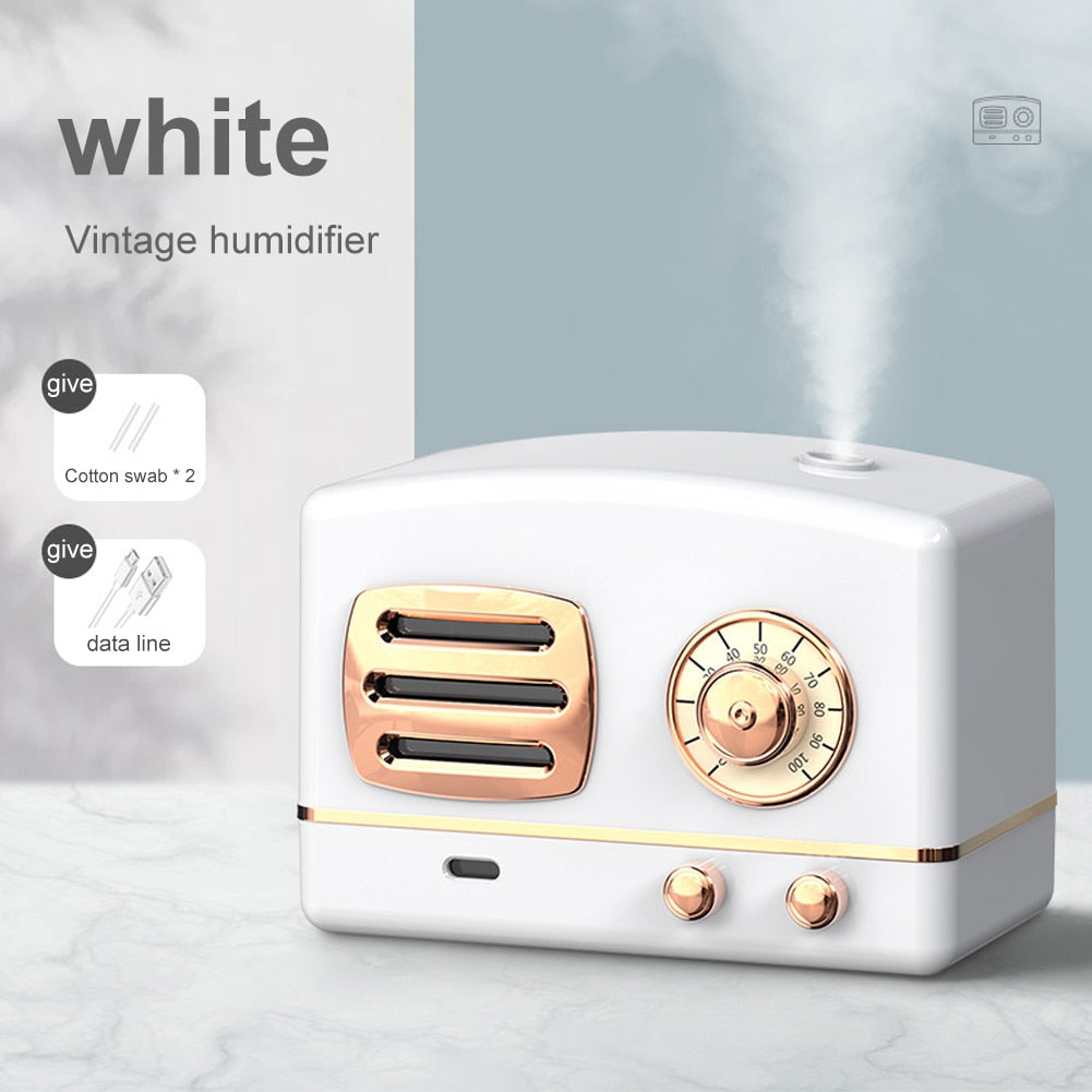 Retro Radio Humidifier Ultrasonic Large Capacity Mist Maker - peterkaczconnect