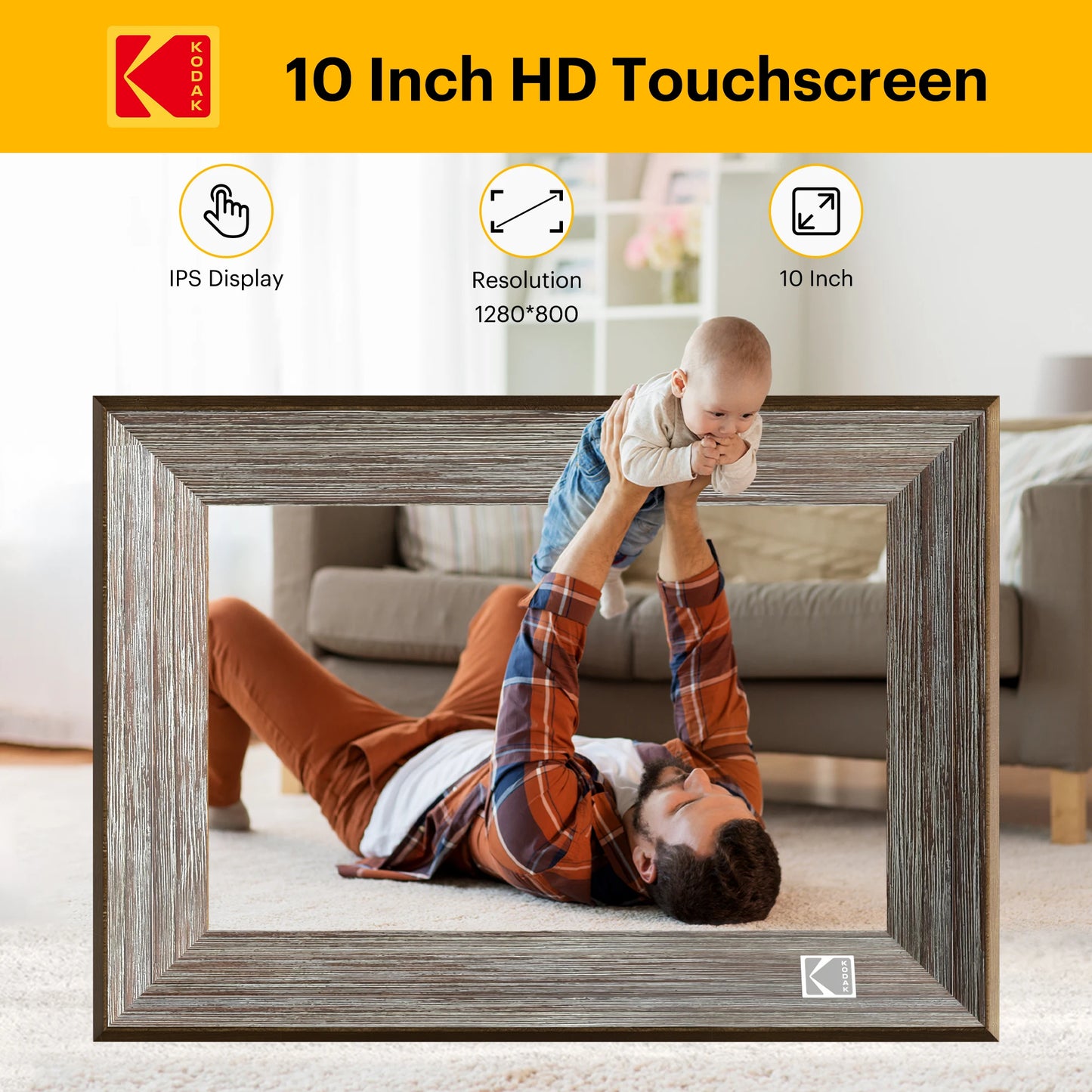 10 Inch Full Function Digital Photo Frame Music Video Player 16G Good Gift