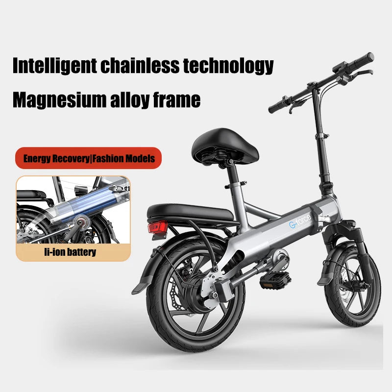 Adults 400W 48V 20AH 14 inch Folding Electric Bike