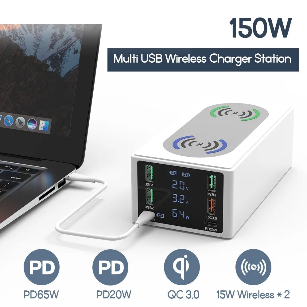 Fast Charger Station  Wireless Charger