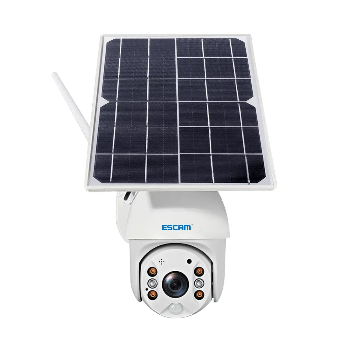 ESCAM QF280 1080P Cloud Storage PT WIFI Battery PIR Alarm IP Camera With Solar Panel Night Vision Two Way IP66 Waterproof