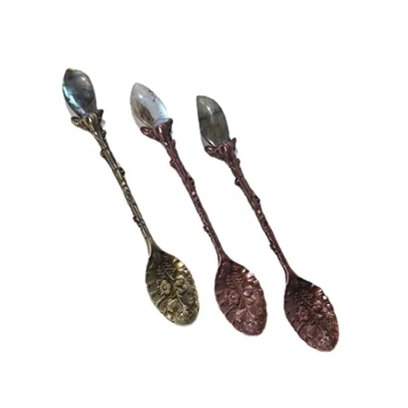 Amethyst Geode Teaspoon For Cup Mug Bowl - peterkaczconnect