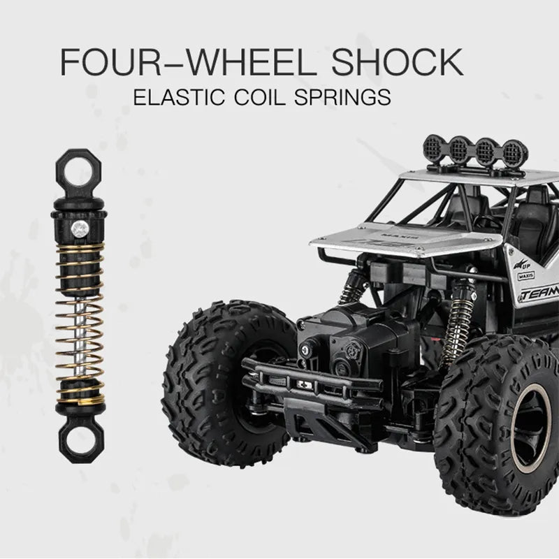 4WD RC Car With Led Lights Radio Remote Control Off-Road