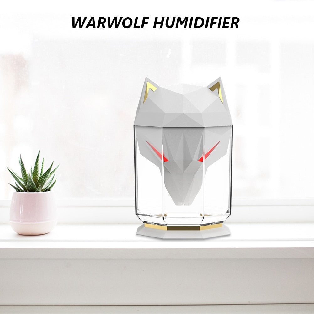 Wolf Head Air Humidifier USB Electric Aromatherapy Diffuser - peterkaczconnect