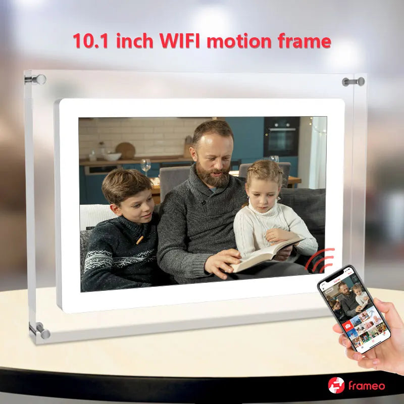 10inch Acrylic WIFI Digital Photo Frame video touch screen