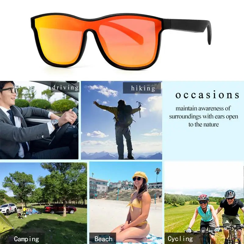 New Smart Bluetooth Glasses Headset Wireless Eyeglasses HandsFree Calling