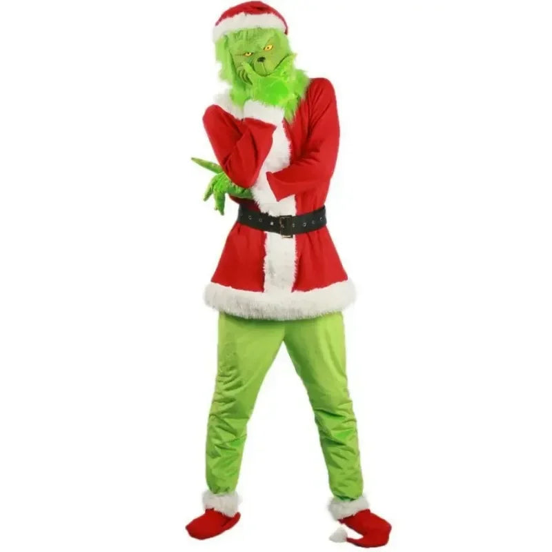 Party Costume Christmas Grinch Mask Headgear Christmas Costume