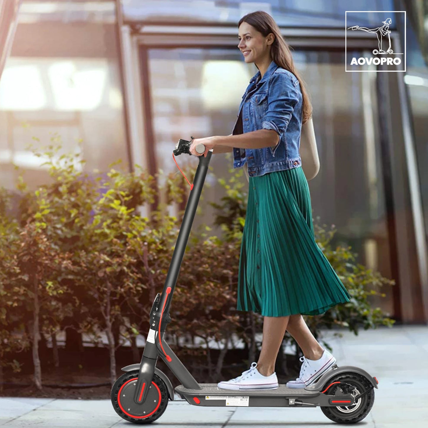 AOVOPRO Adult Electric Scooters 350W 31km/h