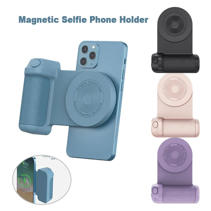 Magnetic Camera Handle Photo Bracket Anti-shake Selfie Device