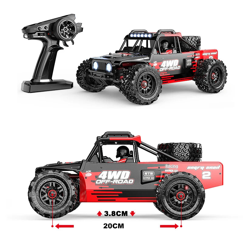 HYPER GO RC Car Remote Control 4WD Off-road Racing Truck