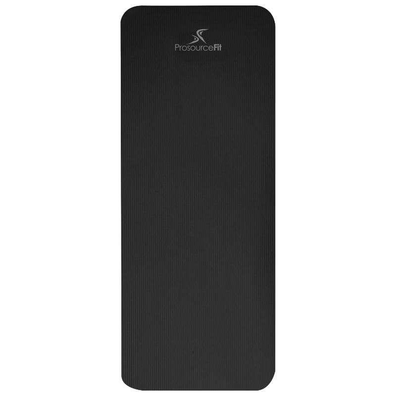 Extra Thick Yoga and Pilates Mat  1-in, Black - peterkaczconnect