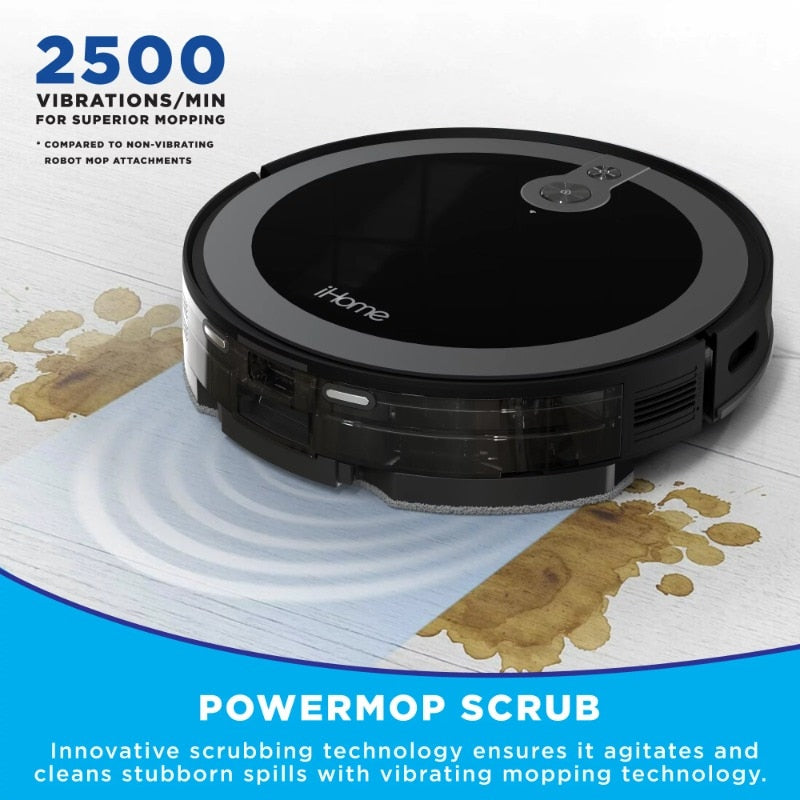 2-in-1 Front LIDAR Robot Vacuum and Vibrating Mop