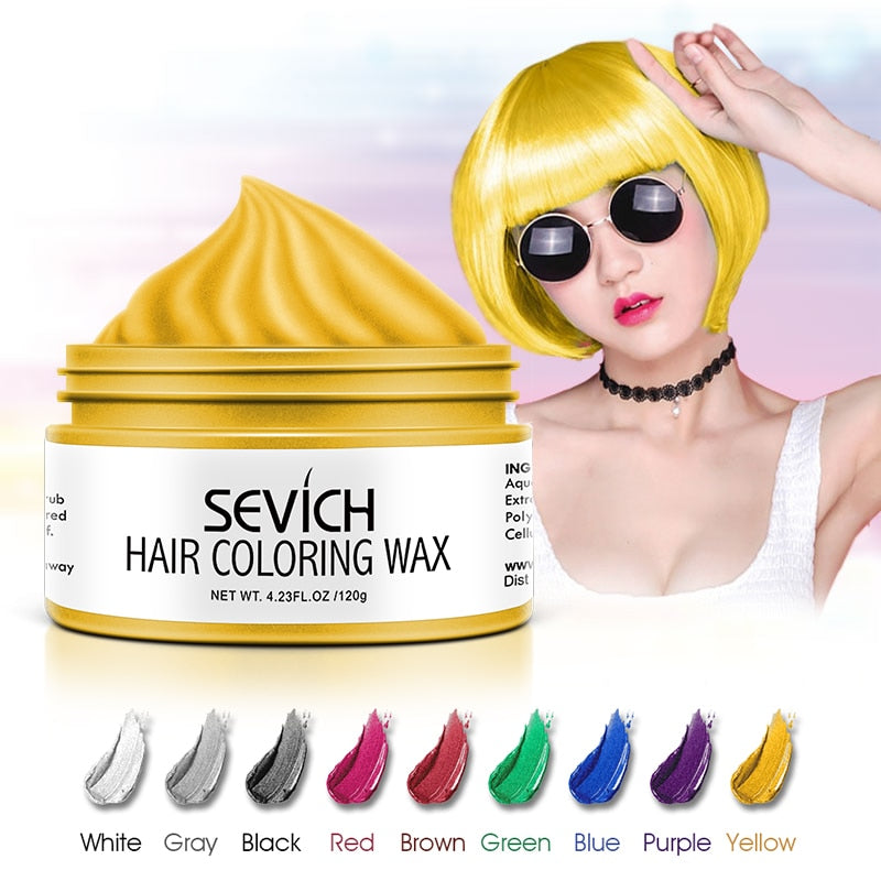 Temporary Hair Color Wax One-time Cream Hair Gel - peterkaczconnect