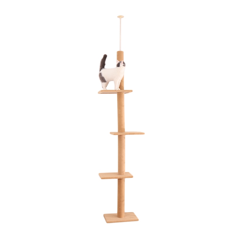 Floor to Ceiling Adjustable Cat Scratcher Protecting Furniture - peterkaczconnect