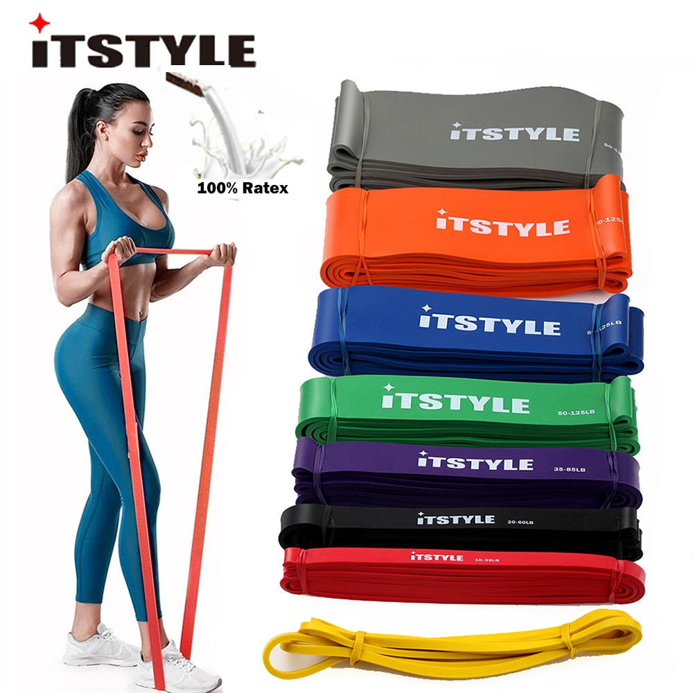 Resistance Bands 8 Level latex Loop Strap Rubber - peterkaczconnect