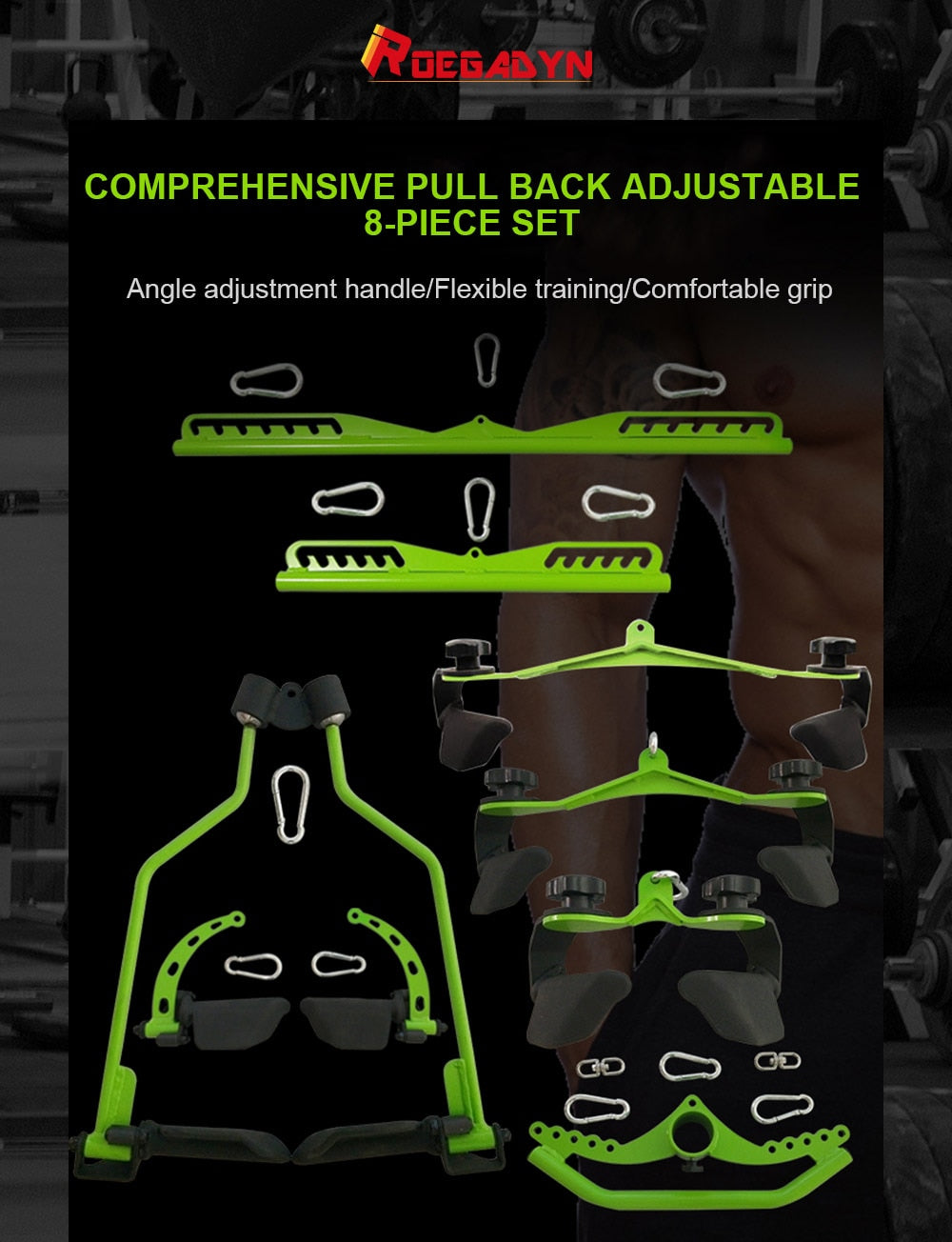 8 Piece Set Pull Down T Handle Bar Rowing - peterkaczconnect