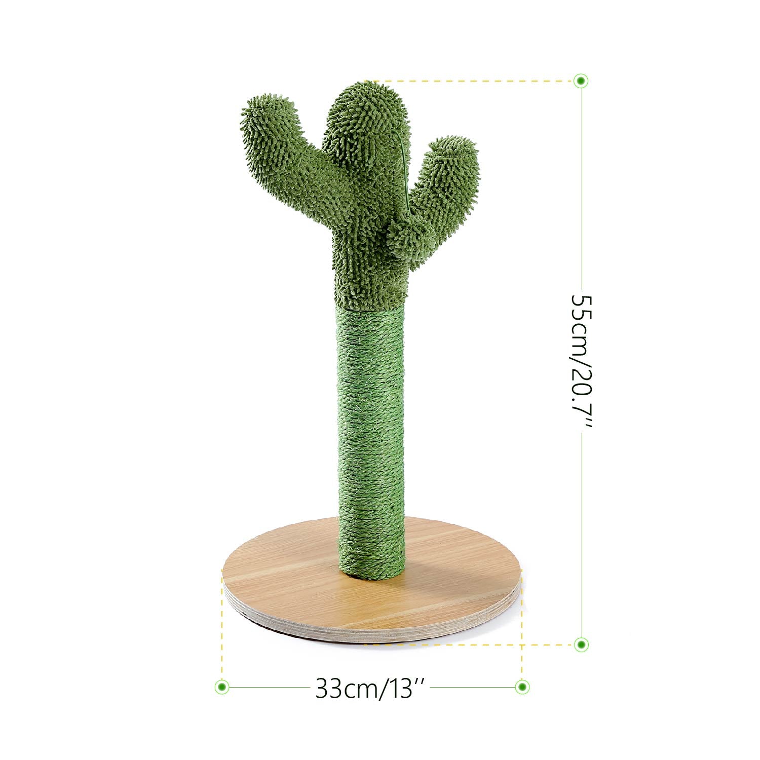 Cute Cactus Cat Tree Toy  Ball Scratching Post - peterkaczconnect