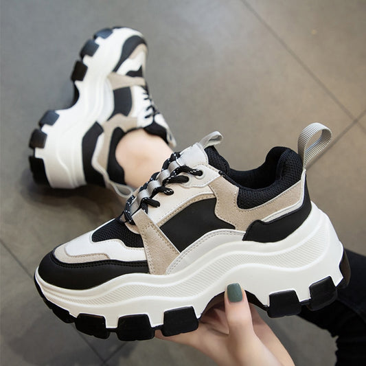 Women's Chunky Sneakers Thick Bottom Platform Shoes