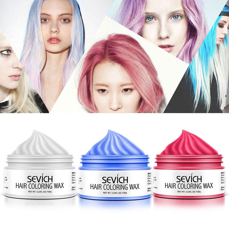 Temporary Hair Color Wax One-time Cream Hair Gel - peterkaczconnect