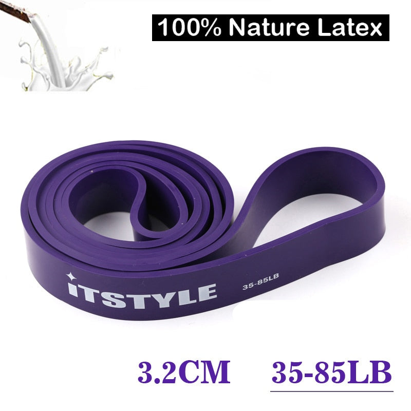 Resistance Bands 8 Level latex Loop Strap Rubber - peterkaczconnect