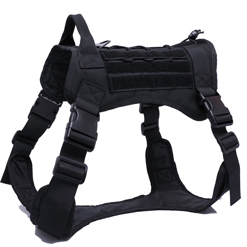 Tactical Dog Harness and Leash Set Military Vest - peterkaczconnect