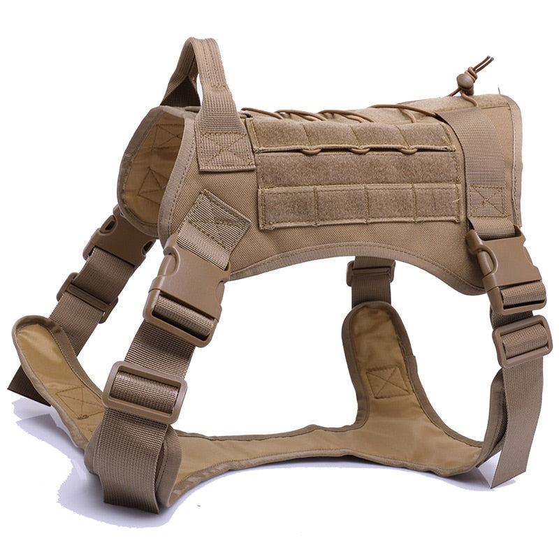 Tactical Dog Harness and Leash Set Military Vest - peterkaczconnect