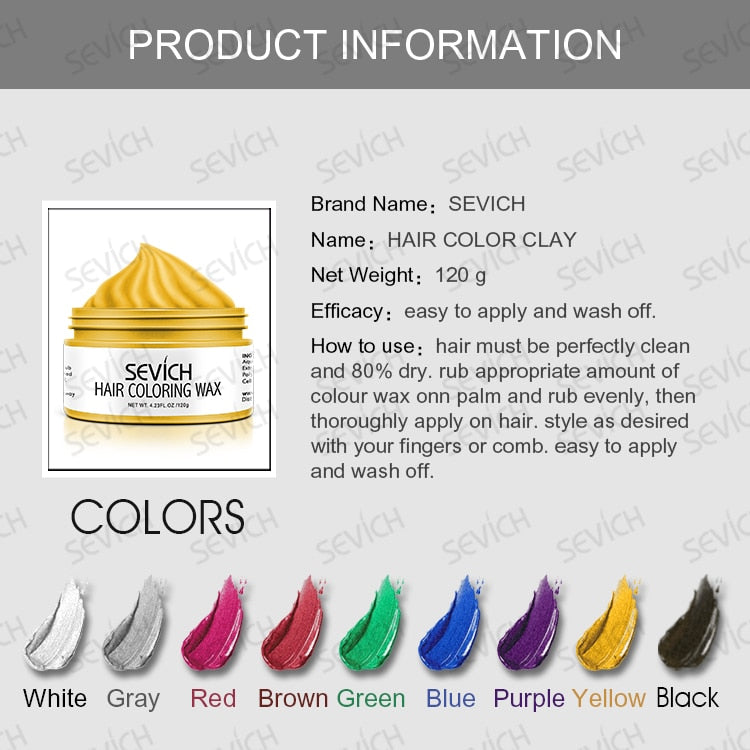 Temporary Hair Dye Hair Wax Dye One-time Hair Dye - peterkaczconnect