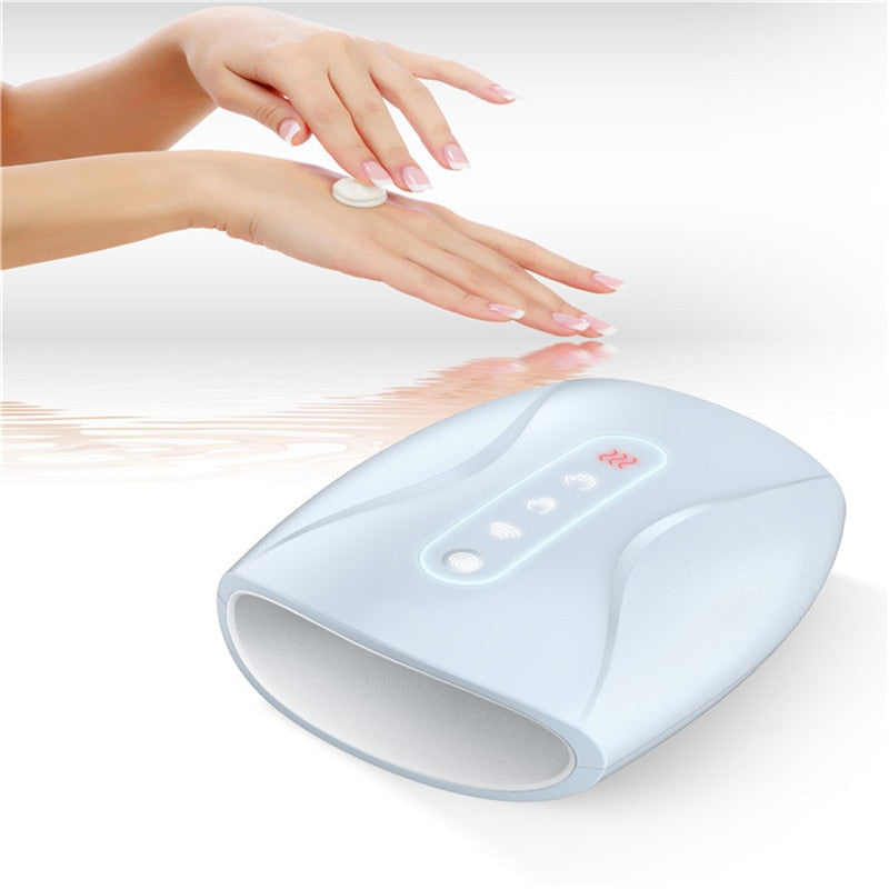 Electric Hand Massager with Air Pressure and Heat Compression - peterkaczconnect