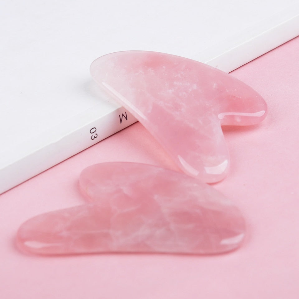 Natural Jade Stone  Board Massage  Face Massager - peterkaczconnect