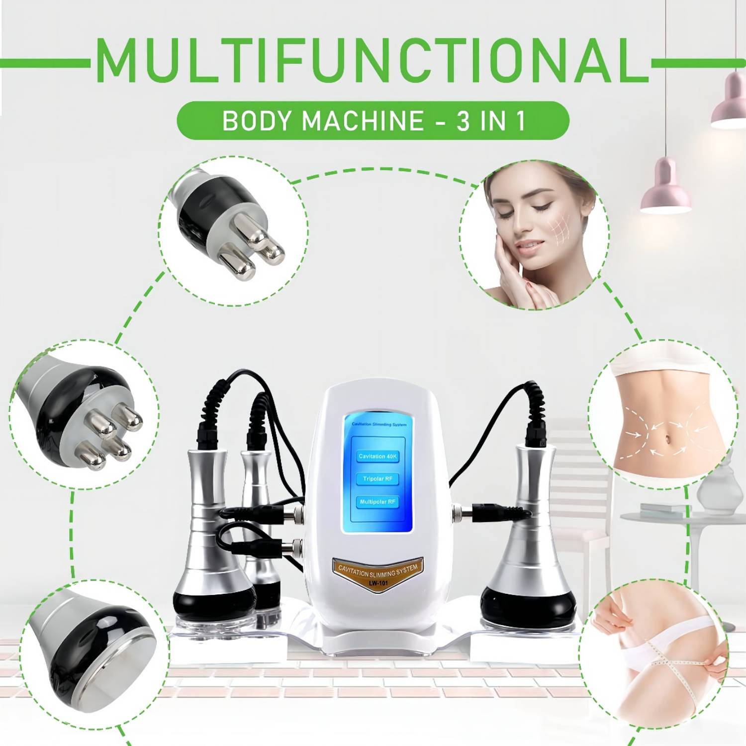 Cavitation Ultrasonic Weight Loss Skin Rejuvenation Beauty Machine - peterkaczconnect