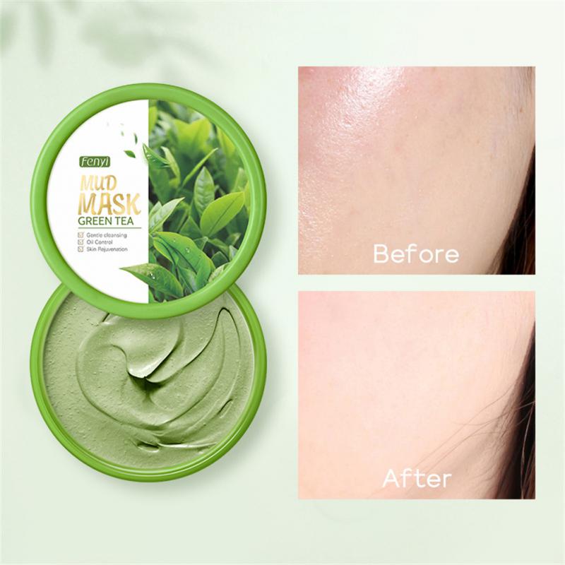 Green Tea Mud Face Mask Deeply Cleanse Facial - peterkaczconnect