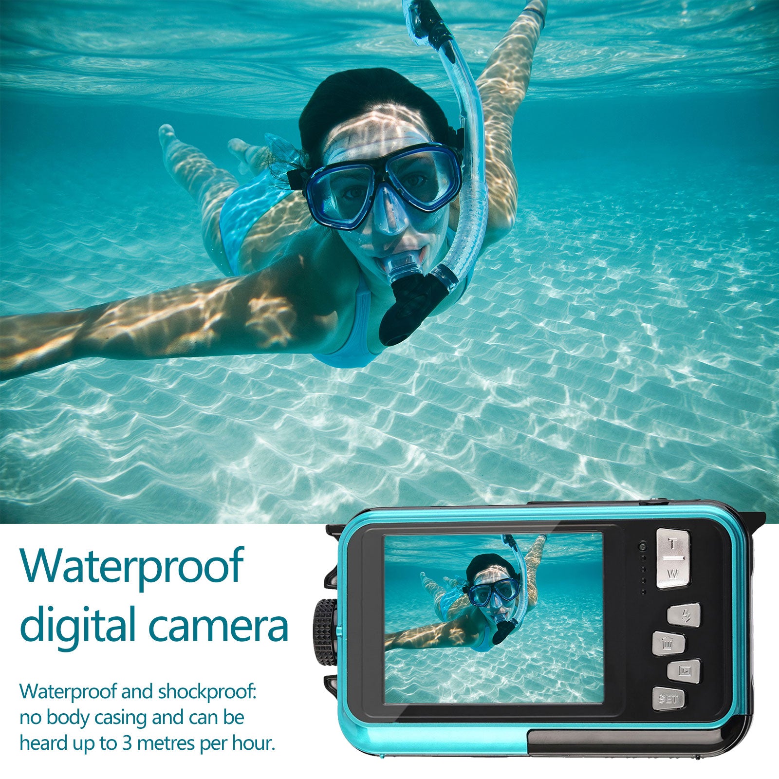 2.7inch Dual Screen Digital Camera Waterproof - peterkaczconnect