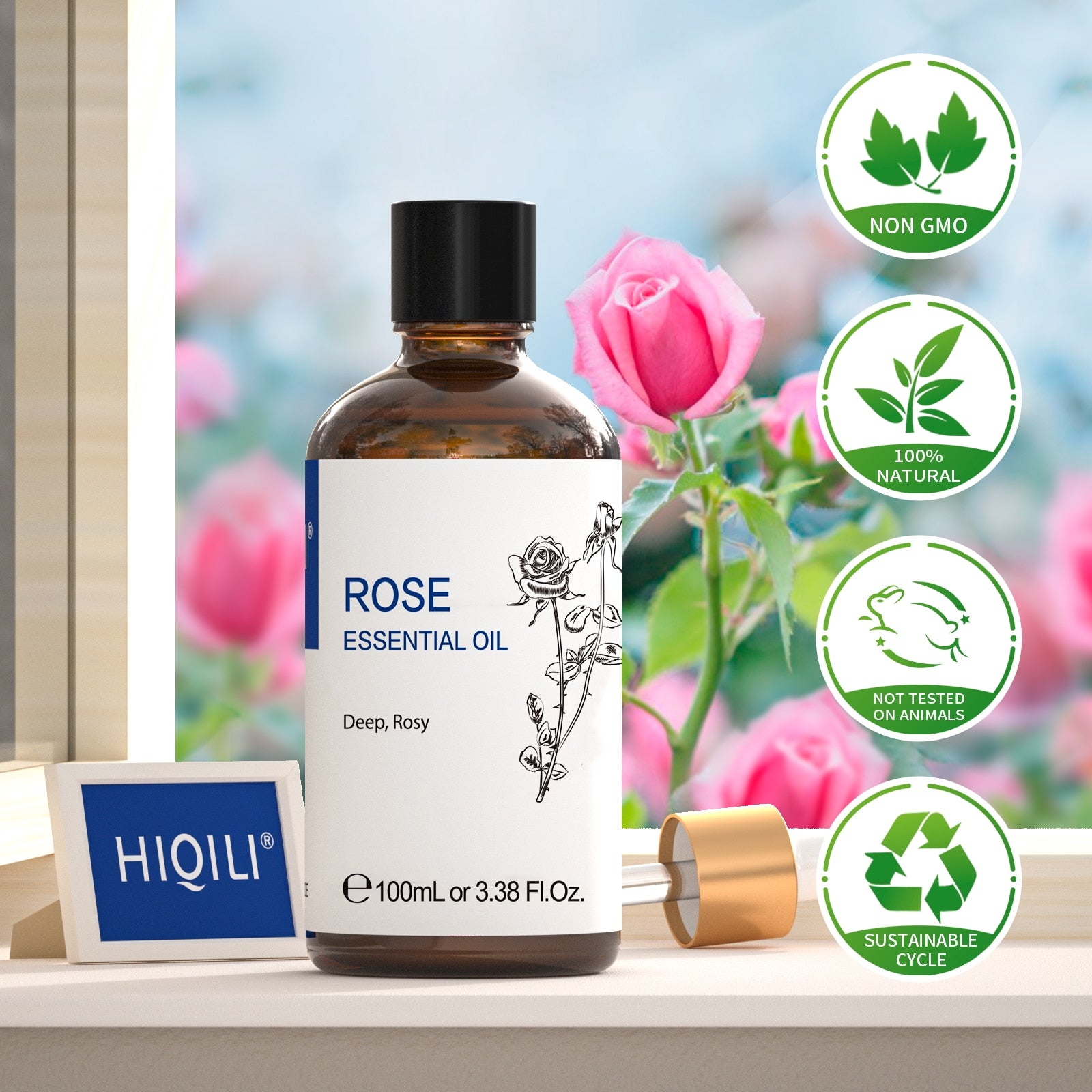 Rose Essential Oils,100% Pure Nature for Aromatherapy - peterkaczconnect