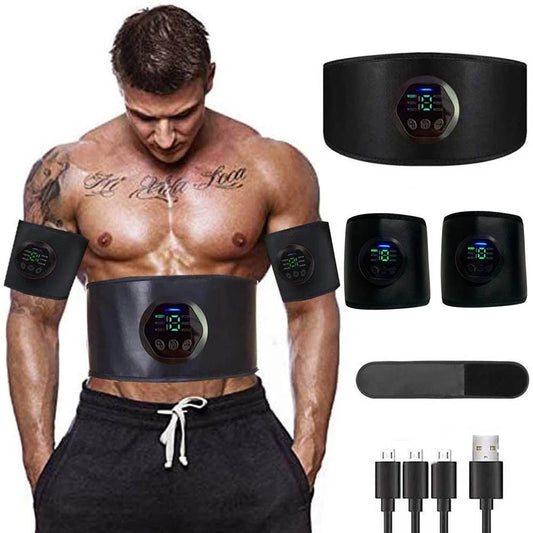 Muscle Stimulation Belt Electric ABS Stimulator Trainer