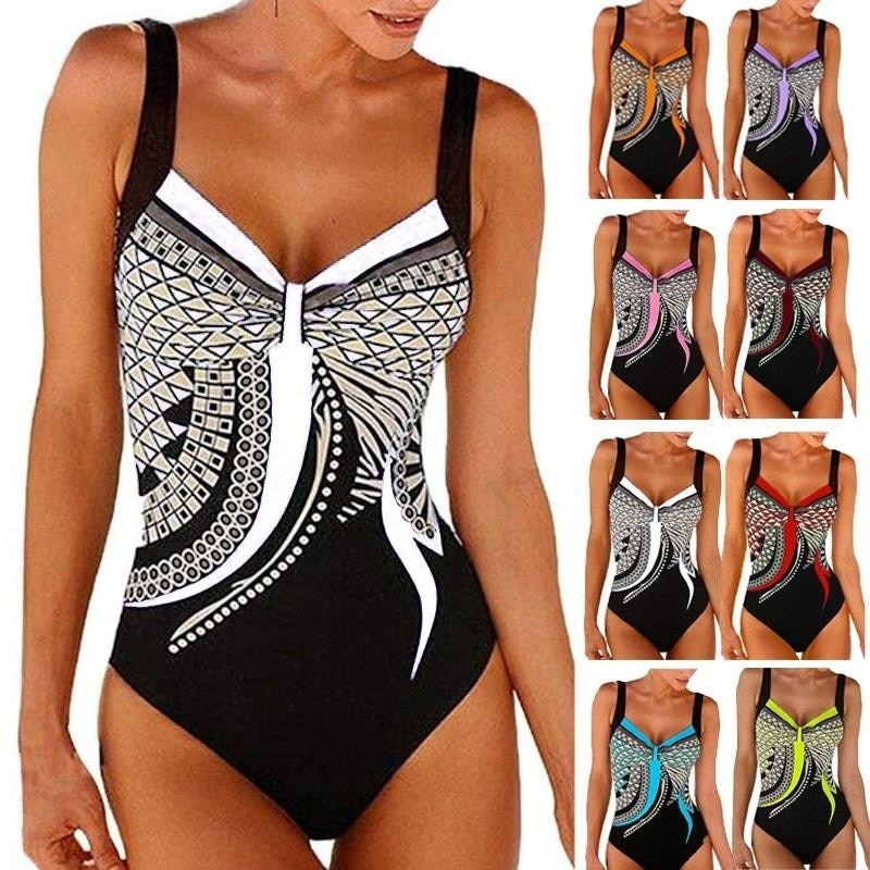 Plus Size Retro One Piece Swimsuits