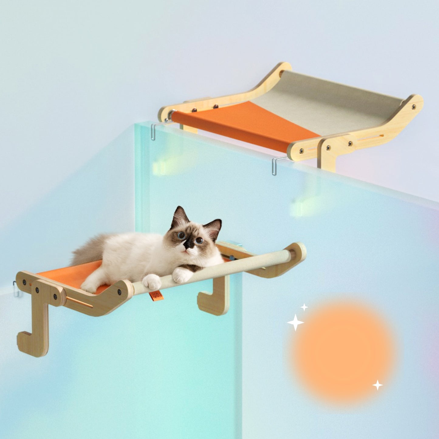 Mewoofun Sturdy Cat Window Perch Wooden - peterkaczconnect