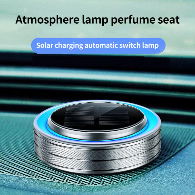 Solar Light Car Air-Freshener Diffuser Air Purification In Car - peterkaczconnect