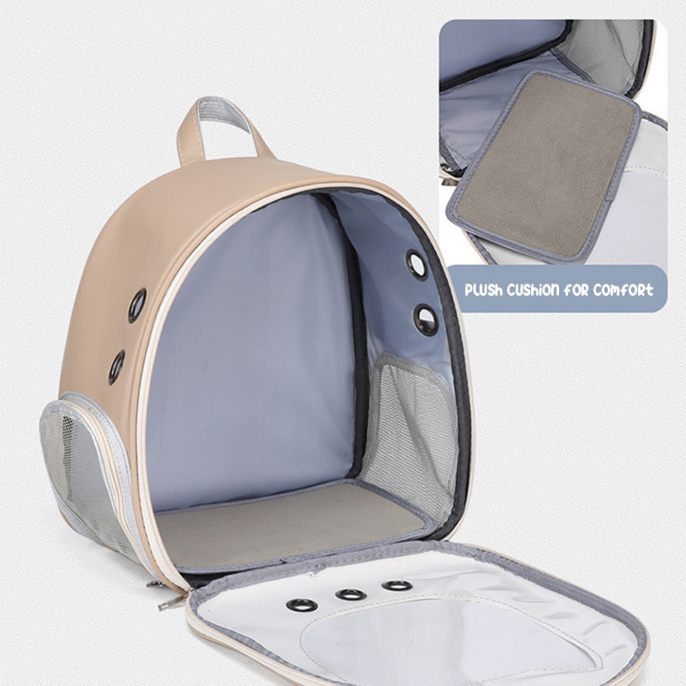 Cat Carrier Bag  Portable Travel Outdoor Backpack Transparent - peterkaczconnect