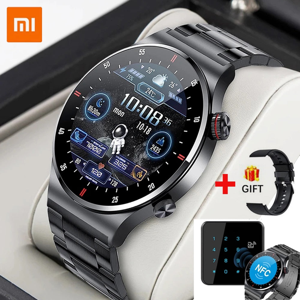 XIAOMI NFC Bluetooth Call Bussiness Smartwatch Men - peterkaczconnect