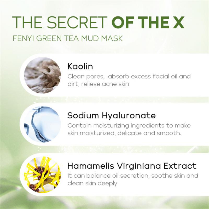 Green Tea Mud Face Mask Deeply Cleanse Facial - peterkaczconnect