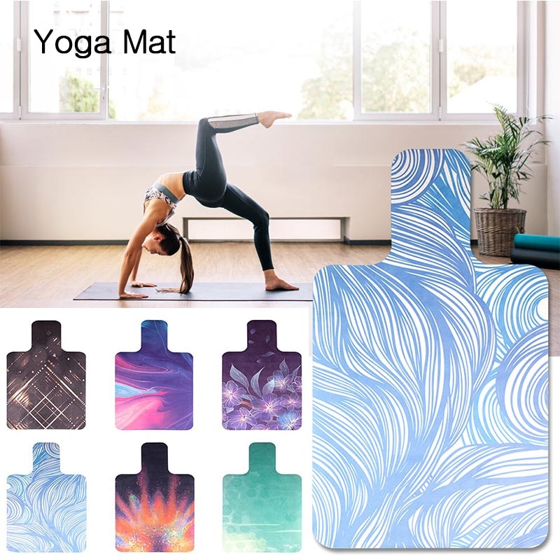 Yoga Mat Pilates Suede Rubber Reconstituted Non Slip - peterkaczconnect