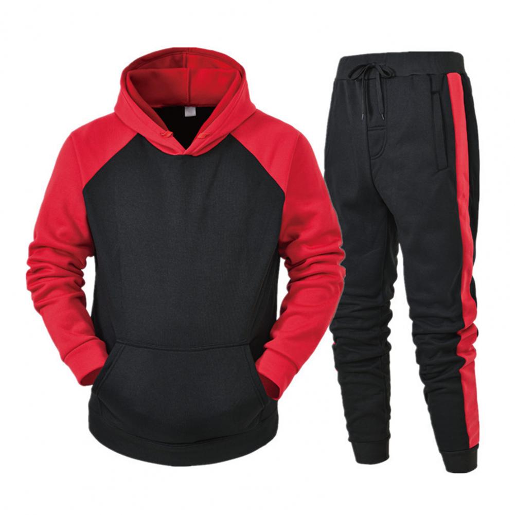 Sporty Outfit 2Pcs/Set Trendy Elastic Waistband Pockets Hooded - peterkaczconnect