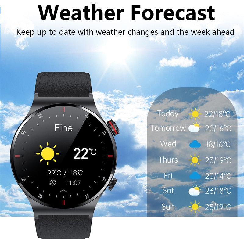 XIAOMI NFC Bluetooth Call Bussiness Smartwatch Men - peterkaczconnect