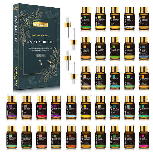 35 Bottles Essential Oils Set For Humidifier - peterkaczconnect