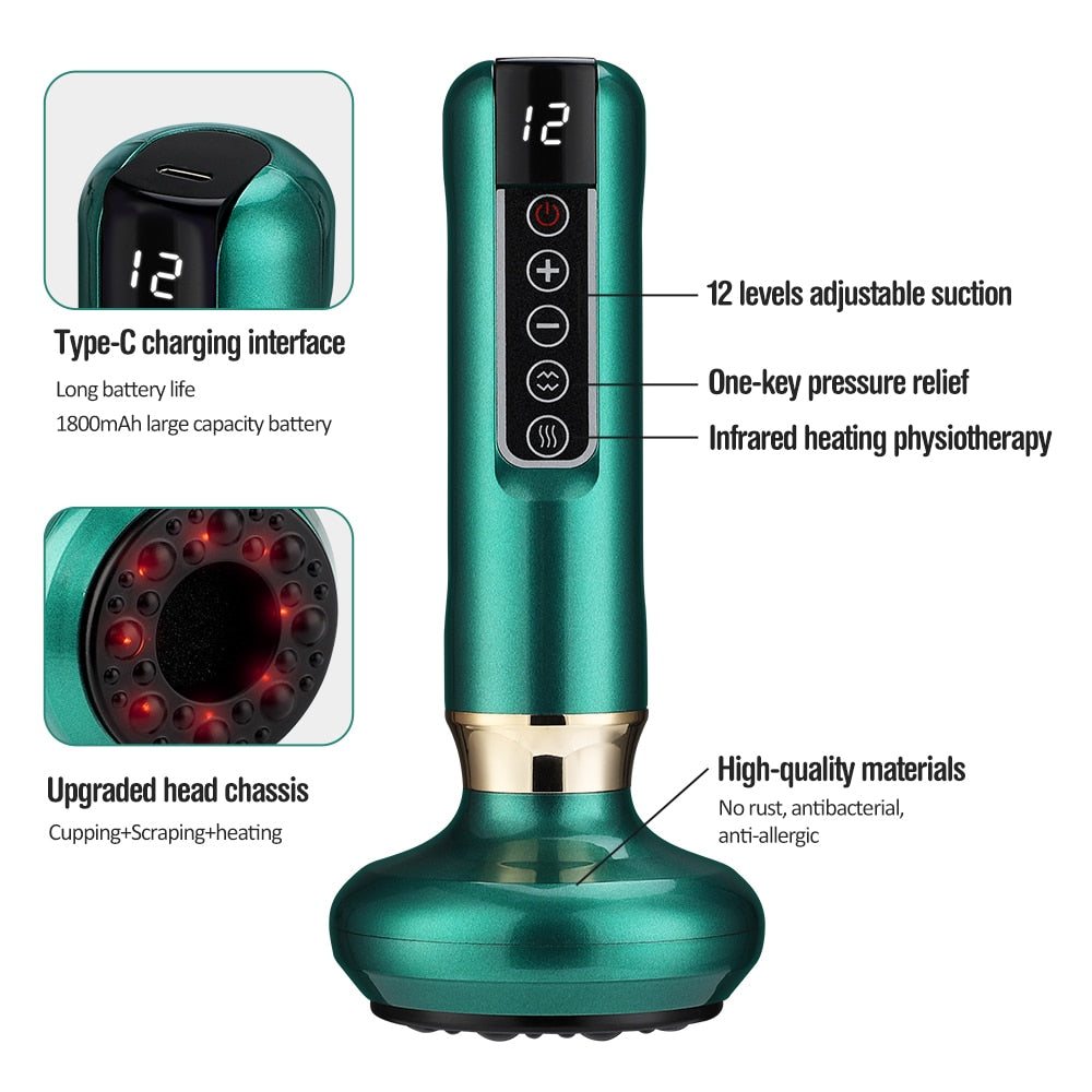 Cupping Massager Electric Vacuum Suction Body Slimming - peterkaczconnect